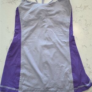 Purple and Light Lavender lululemon Athletic Tank Top